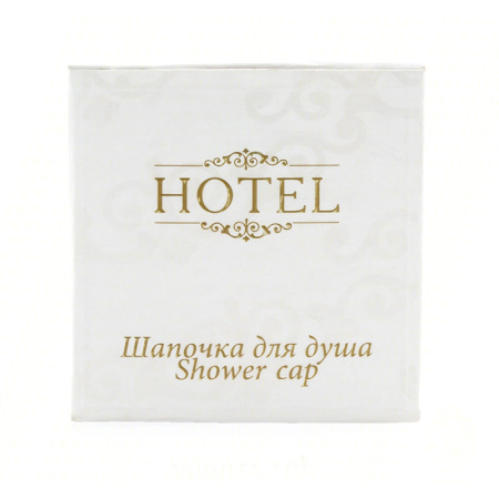  Шапочка для душа, упак. картон «Hotel» / Shower cap